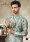 Outluk Vol 141 Silk Digital Printed Kurta And Pajama Mens Wear Manufacturers 141001 To 141008